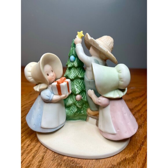 Vintage 1988 Homco, Masterpiece Circle Of Friends Christ Is The Star Of My Lif - Picture 2 of 12